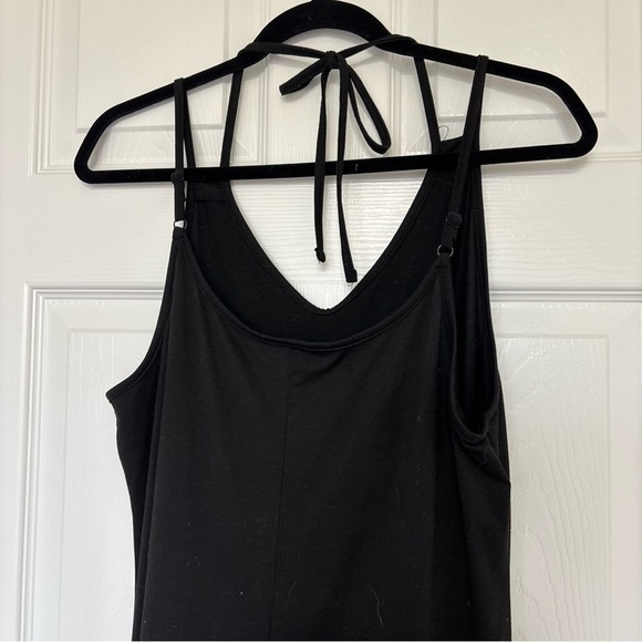 Black Halter Maxi Dress Size Medium - Picture 8 of 8